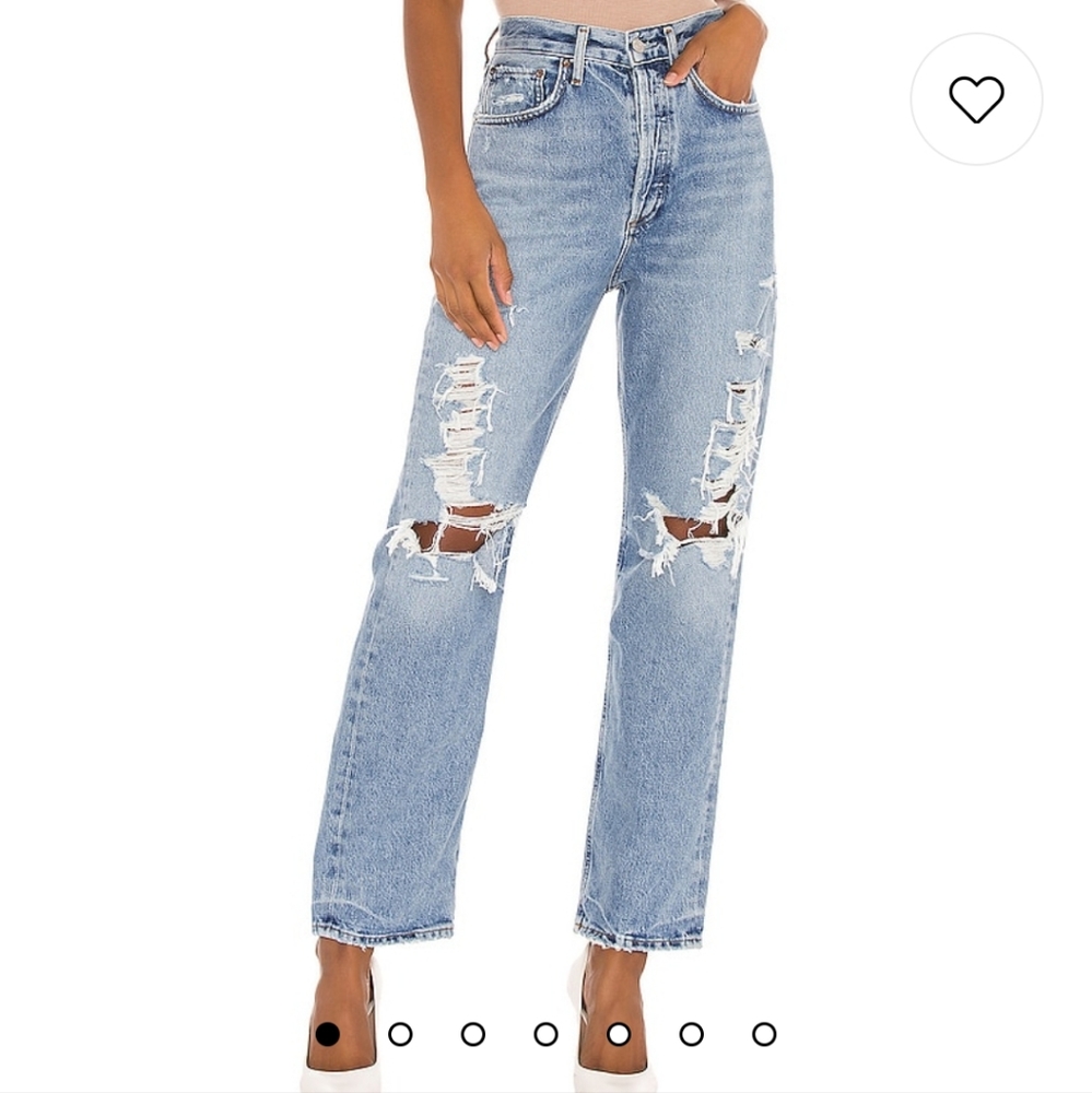 COPY - Agolde 90's Mid Rise Loose in color Major